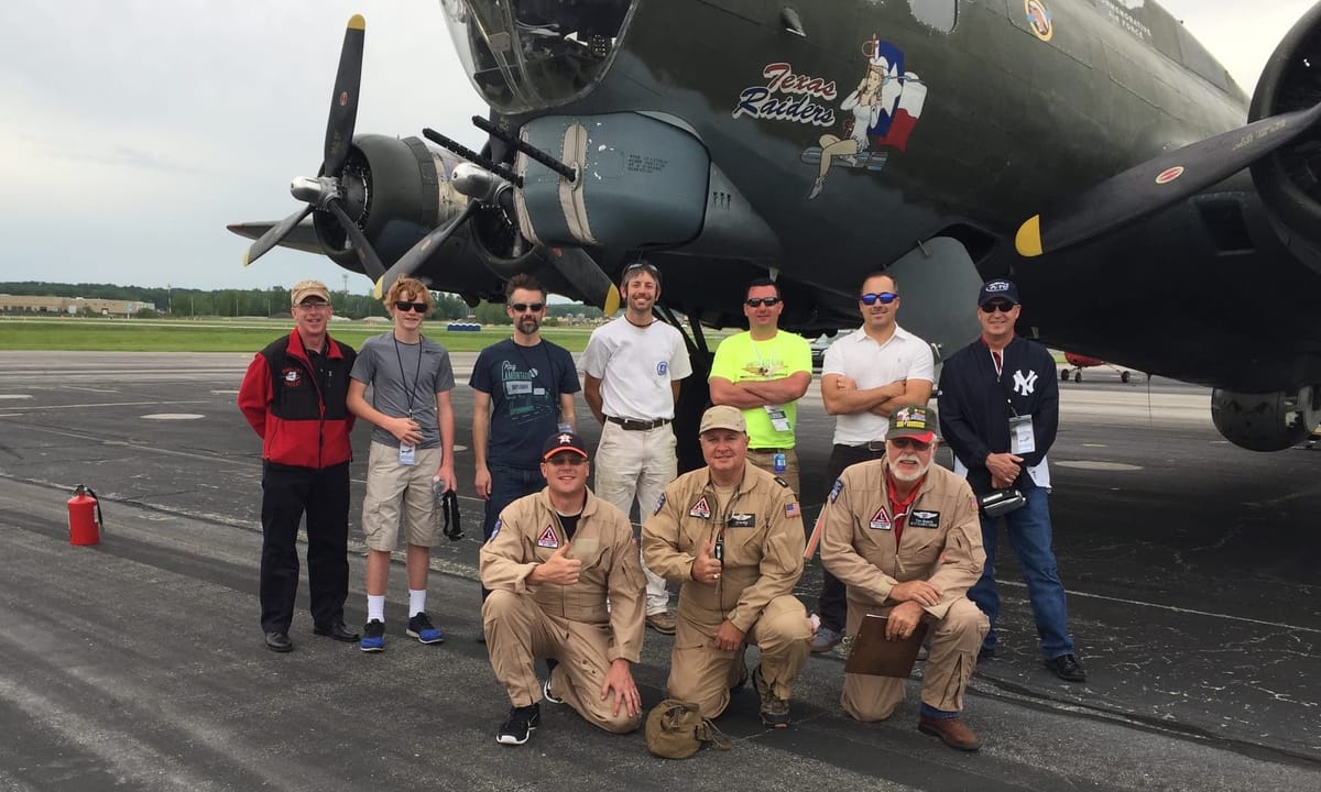 B-17 Texas Raiders Tribute